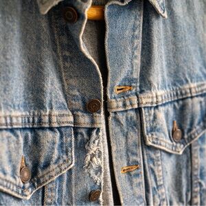 Vintage GAP Denim Vest | Classic Blue Jean Vest | 90s Minimal